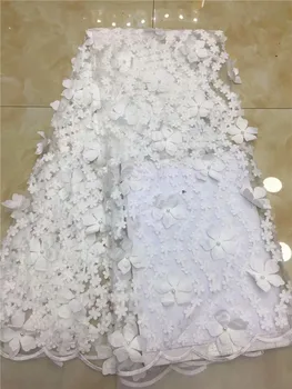 Latest Swiss voile laces African 3D Lace beads Fabric Nigerian French Fabric 2018 High Quality African Tulle Lace Fabric white
Latest Swiss voile laces African 3D Lace beads Fabric Nigerian French Fabric 2018 High Quality African Tulle Lace Fabric white