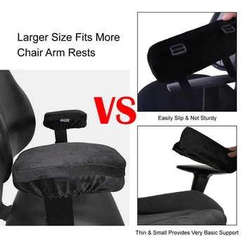 2 Pieces Set Ergonomic Memory Foam Chair Armrest Pad, Rest Comfy Rest Office Chair Rest Arm Rest Cover for Elbows and Forearms
2 Pieces Set Ergonomic Memory Foam Chair Armrest Pad, Rest Comfy Rest Office Chair Rest Arm Rest Cover for Elbows and Forearms