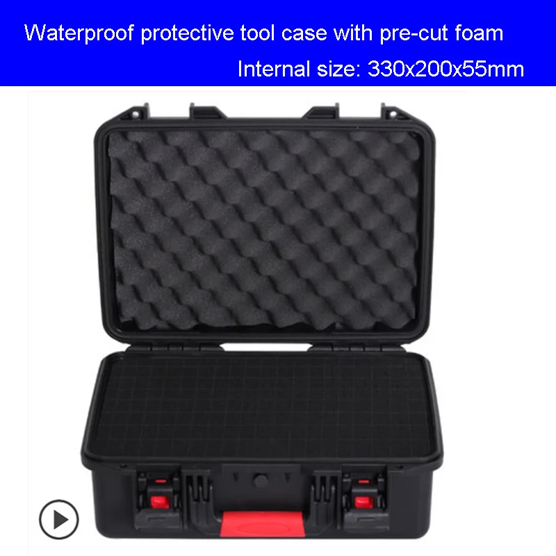 Tool case Suitcase Toolbox Impact resistant sealed waterproof safety case equipment camera case Instrument box with pre-cut foam
Tool case Suitcase Toolbox Impact resistant sealed waterproof safety case equipment camera case Instrument box with pre-cut foam