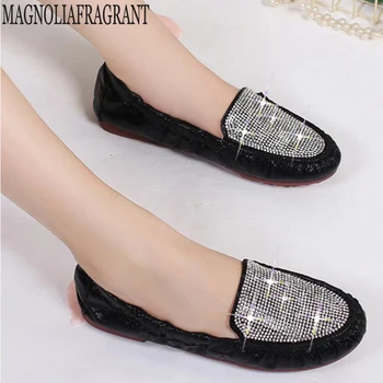 2019 New rhinestone single shoes casual round flat shoes Korean version egg roll shoes large size comfort women's shoes mm356
2019 New rhinestone single shoes casual round flat shoes Korean version egg roll shoes large size comfort women's shoes mm356