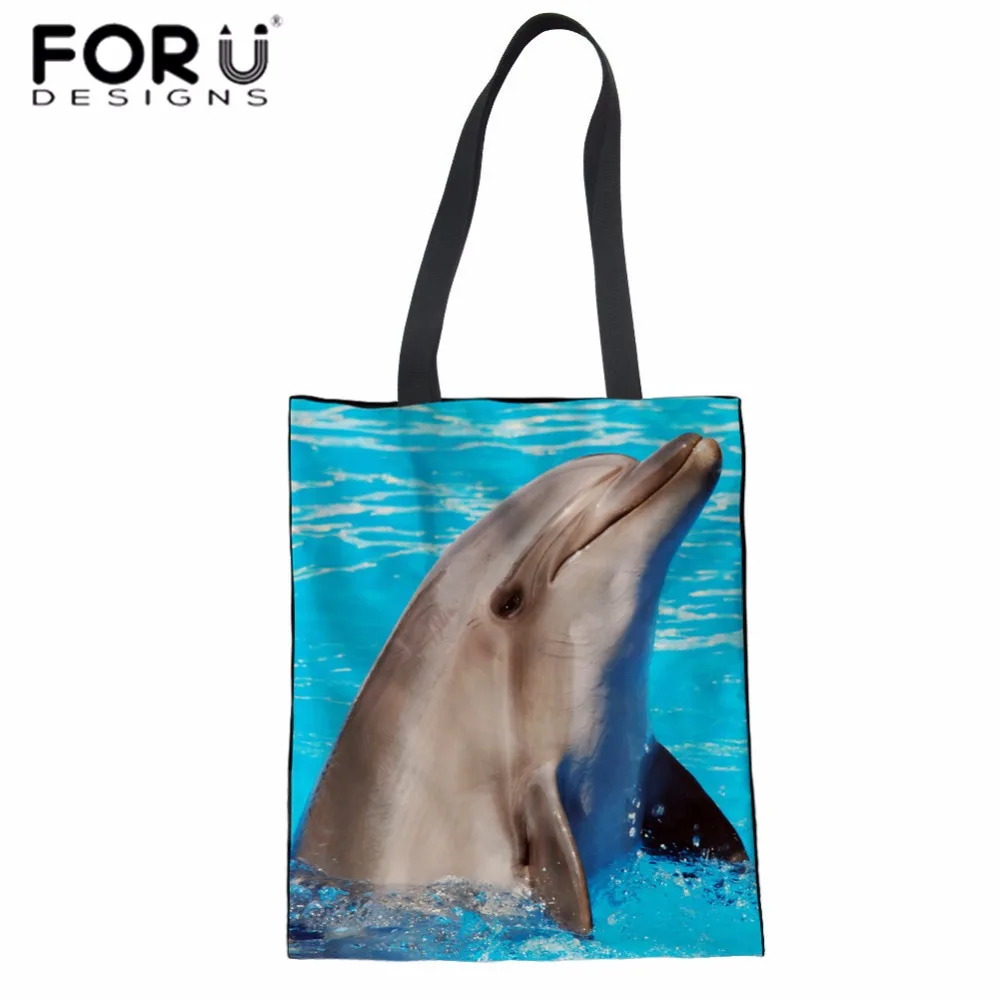 FORUDESIGNS Women Top-handle Bag Sea World Dolphin Shark Canvas Shoulder Bag for Teenager Girls Fashion Beach Bag Handbag Bolsa
FORUDESIGNS Women Top-handle Bag Sea World Dolphin Shark Canvas Shoulder Bag for Teenager Girls Fashion Beach Bag Handbag Bolsa