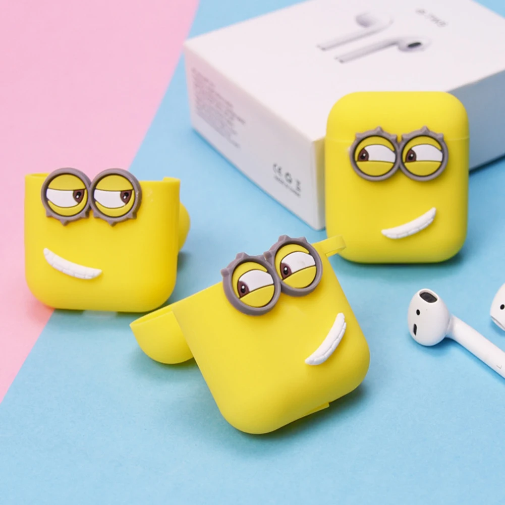 For Airpods Case Cartoon Cute Yellow Silicone Earphone Case Shockproof Protective Cover For Air Pods Case Support dropshipping
For Airpods Case Cartoon Cute Yellow Silicone Earphone Case Shockproof Protective Cover For Air Pods Case Support dropshipping