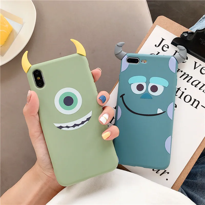 Cute 3D Monsters University cartoon ear phone cases for iPhone X XS XR XS MAX 6 6s 7 8 plus Back Cover Cool Shell Shockproof
Cute 3D Monsters University cartoon ear phone cases for iPhone X XS XR XS MAX 6 6s 7 8 plus Back Cover Cool Shell Shockproof