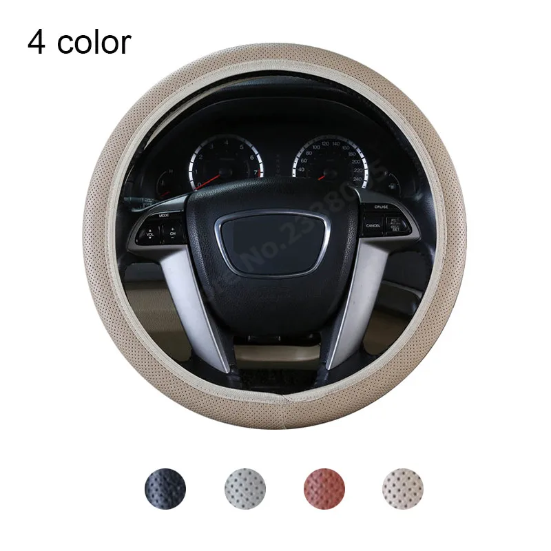 Car Steering Wheel Cover Leather Size 38cm For VW Skoda Chevrolet Ford Nissan etc. 95% Cars Free Shipping
Car Steering Wheel Cover Leather Size 38cm For VW Skoda Chevrolet Ford Nissan etc. 95% Cars Free Shipping