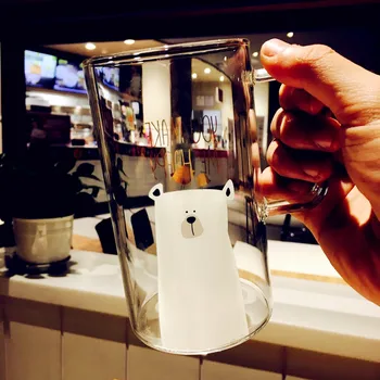 Creative glass mug simple couple glass large capacity fresh office cute heat-resistant cup
Creative glass mug simple couple glass large capacity fresh office cute heat-resistant cup