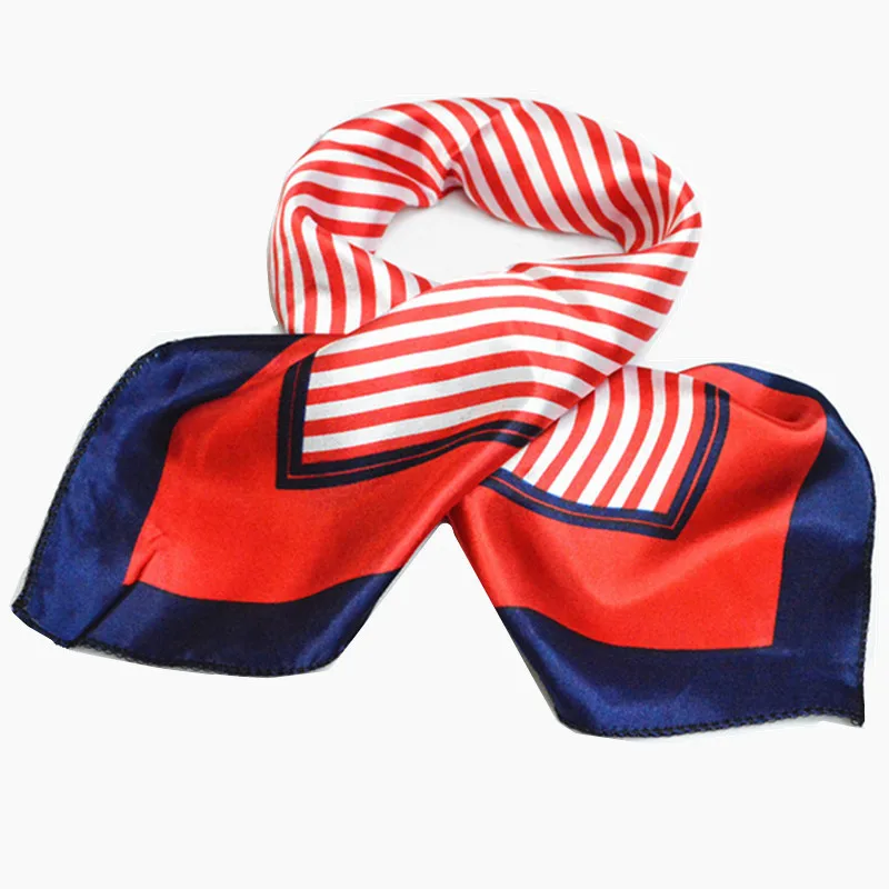 Small Square Hair Scarf Women Neck Hotel Waiter Flight Attendants Business Imitate Bandana Silk Bag Scarves 50*50CM
Small Square Hair Scarf Women Neck Hotel Waiter Flight Attendants Business Imitate Bandana Silk Bag Scarves 50*50CM