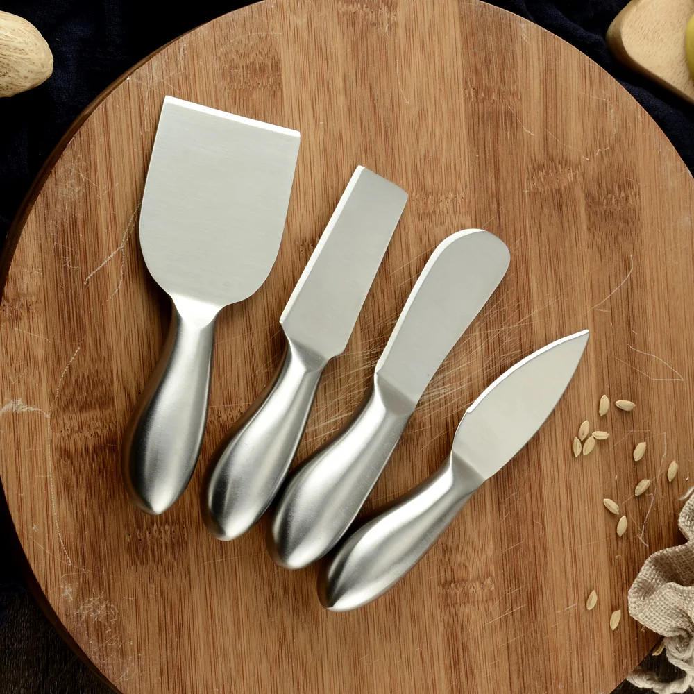 Hot-selling Cheese Knife Set Durable Non-Stick Stainless Steel Golden & Silver Cheese Knife Set Stainless Steel Handle Available
Hot-selling Cheese Knife Set Durable Non-Stick Stainless Steel Golden & Silver Cheese Knife Set Stainless Steel Handle Available