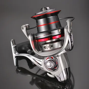 Spinning Fishing Reel Full Metal 9000/10000/12000 size 14+1BB spinning big sea fishing reel Long Distance Surfcasting Wheel
Spinning Fishing Reel Full Metal 9000/10000/12000 size 14+1BB spinning big sea fishing reel Long Distance Surfcasting Wheel