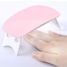 Secador de unhas para unhas máquina de secagem gel unha polonês uv lâmpada usb uv gel polonês máquina de cura portátil da arte do prego ferramenta(China)