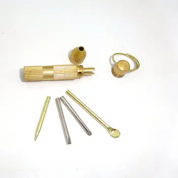 EDC Easy Carry Outdoor Camping Brass Toothpick multi-functional Digging Ear Tools
EDC Easy Carry Outdoor Camping Brass Toothpick multi-functional Digging Ear Tools