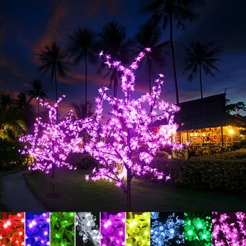 2M 6.5ft Height LED Artificial Cherry Blossom Tree Christmas Light 110/220VAC Rainproof fairy garden decor Party Props
2M 6.5ft Height LED Artificial Cherry Blossom Tree Christmas Light 110/220VAC Rainproof fairy garden decor Party Props
