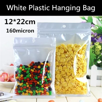 Wholesale 100pcs 12x22cm 160micron Laminated White Glossy Hanging Promotion Bag Plastic Gift Hanging Bag
Wholesale 100pcs 12x22cm 160micron Laminated White Glossy Hanging Promotion Bag Plastic Gift Hanging Bag