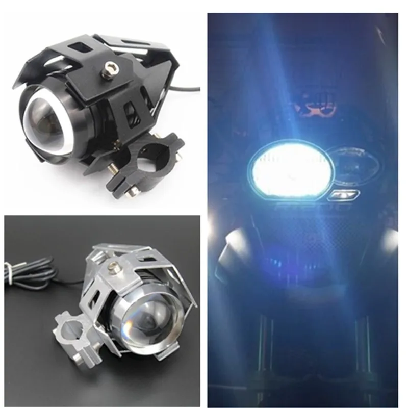 

U5 125W LED Driving Fog Head Spot Light Lamp Headlight Motorcycle Cruiser Cafe Racer Bobber Chopper Touring Atv Scooter Offroad