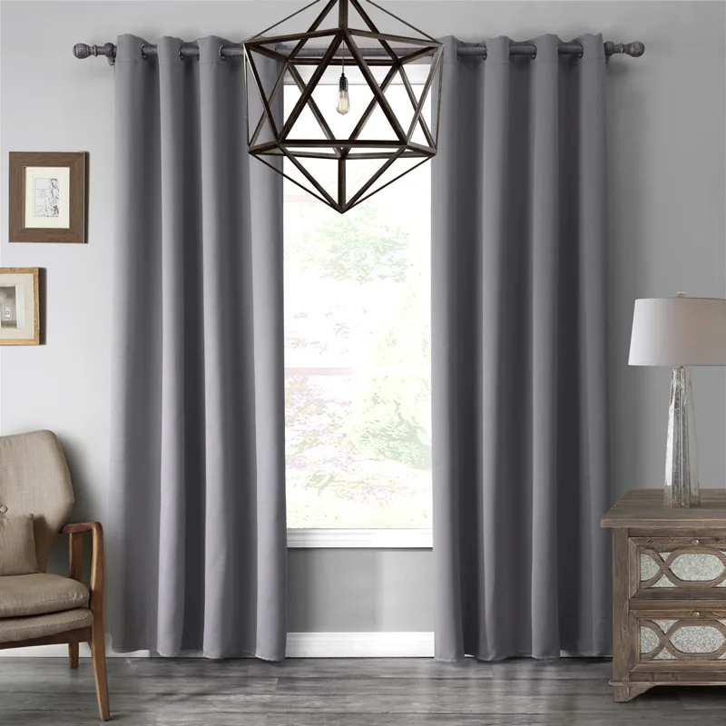 Blackout curtains for bedroom children window treatment blinds finished curtain for living room 1panel kid's modern cloth drapes 10