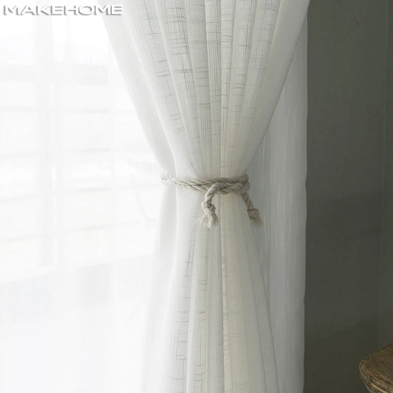 MAKEHOM Simple White Sheer Tulle curtains for Bedroom Living Room Kitchen Cross Pattern Voile Tulle Curtain Window Blinds Drape
MAKEHOM Simple White Sheer Tulle curtains for Bedroom Living Room Kitchen Cross Pattern Voile Tulle Curtain Window Blinds Drape