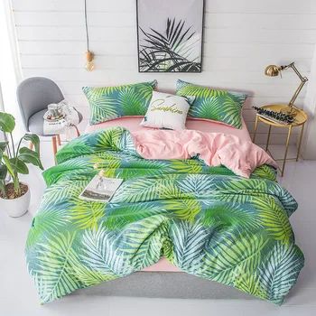 Pastoral Bed Linen Set Leaves Bedding Set Adults' Bed Bedclothes Green Duvet Cover Set For King Queen full twin quilt cover sets
Pastoral Bed Linen Set Leaves Bedding Set Adults' Bed Bedclothes Green Duvet Cover Set For King Queen full twin quilt cover sets