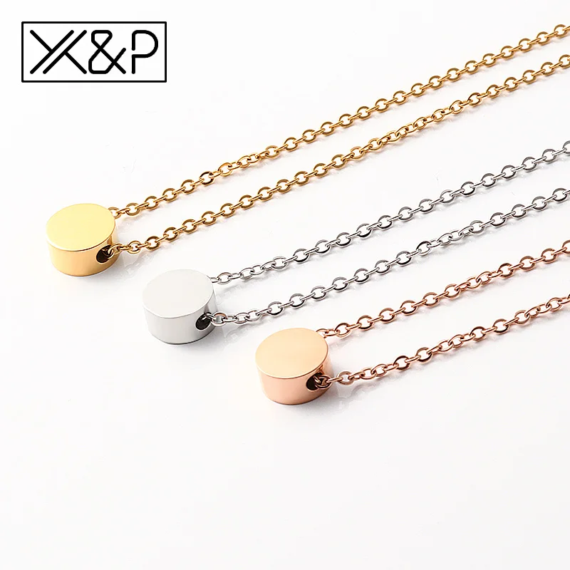 X&P Rose Gold Silver Link Chain Necklaces Fashion Arrow Round Roman Numeral Crystal Pendant Necklace for Women Men 2019 Jewelry
X&P Rose Gold Silver Link Chain Necklaces Fashion Arrow Round Roman Numeral Crystal Pendant Necklace for Women Men 2019 Jewelry