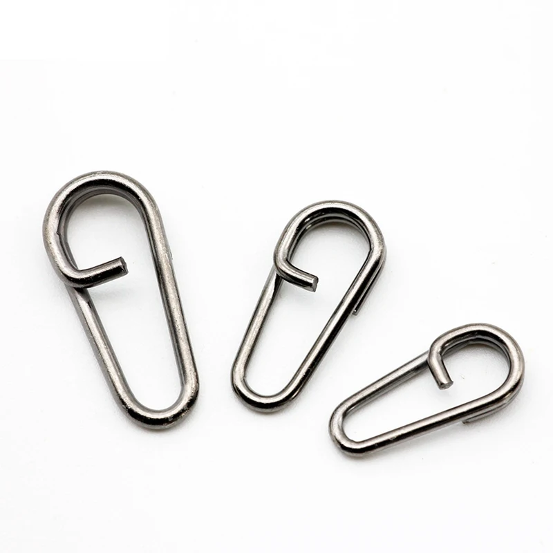 100pcs/Lot Fishing Clip Oval Split Rings 16mm 18mm 21mm Fishing Connection Snap Tackle Accessories
100pcs/Lot Fishing Clip Oval Split Rings 16mm 18mm 21mm Fishing Connection Snap Tackle Accessories