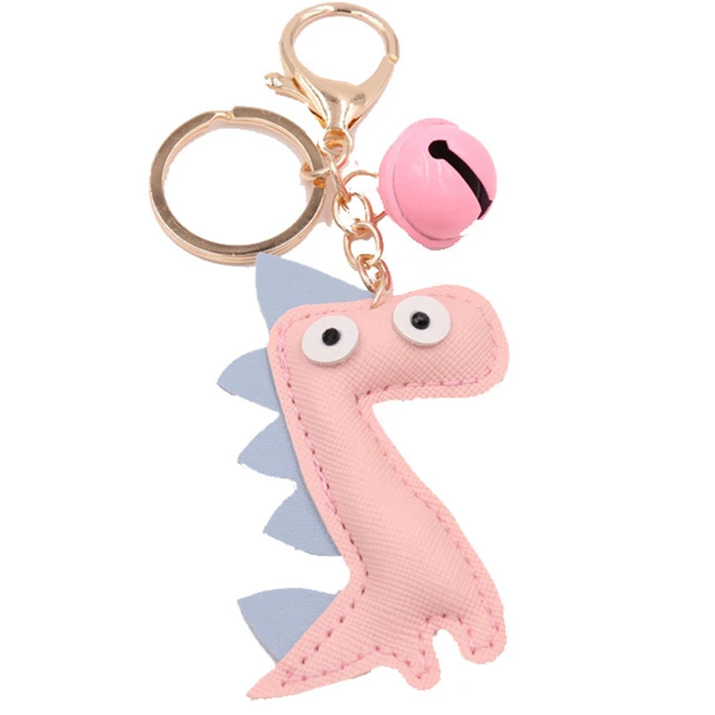 Cute Dinosaur Leather Keychains Women Car Bag Key Ring Bell Key Holder Charm Women Handbag Car Pendant Accessories Chaveiro Gift
Cute Dinosaur Leather Keychains Women Car Bag Key Ring Bell Key Holder Charm Women Handbag Car Pendant Accessories Chaveiro Gift