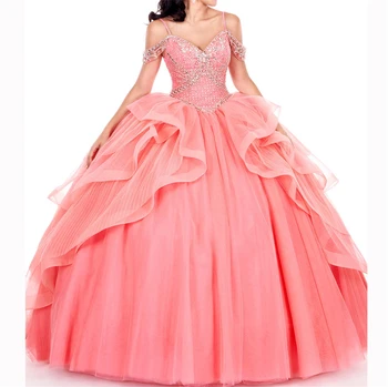 Excellent vestidos pars quinceañeras vertidos de 15 anos Spaghetti Straps Crystals Beading Multi-Layers vestidos de quinceaneras
Excellent vestidos pars quinceañeras vertidos de 15 anos Spaghetti Straps Crystals Beading Multi-Layers vestidos de quinceaneras