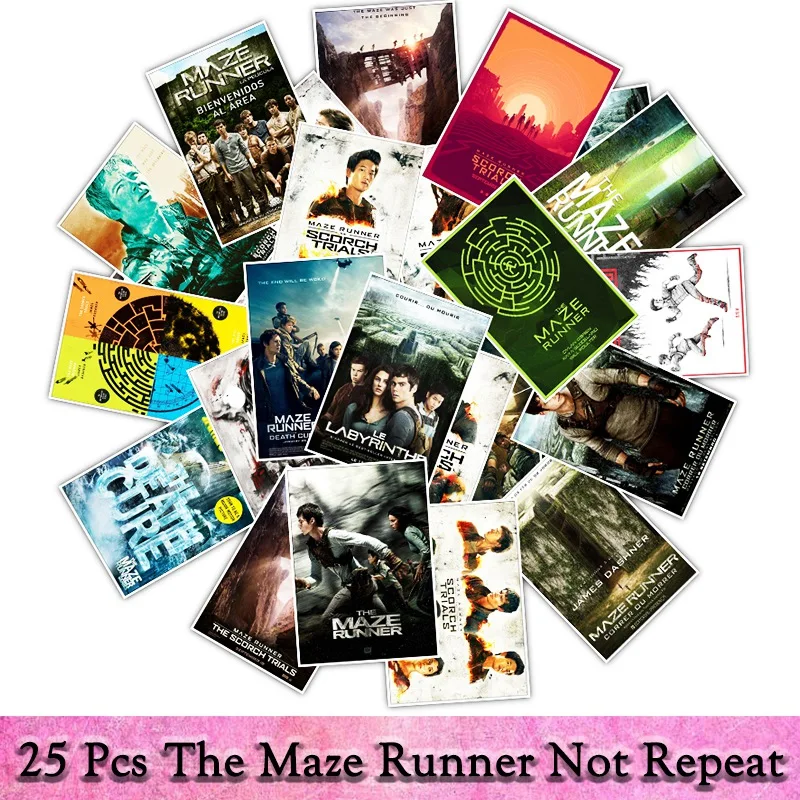 25Pcs/a lot The Maze Runner Stickers For Moto car suitcase cool laptop Skateboard Fridge Waterproof DIY sticker Room Decor
25Pcs/a lot The Maze Runner Stickers For Moto car suitcase cool laptop Skateboard Fridge Waterproof DIY sticker Room Decor