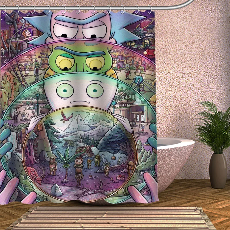 Rick and Morty Shower Curtain Eco-friendly Modern Fabric polyester Custom Bath Curtains
Rick and Morty Shower Curtain Eco-friendly Modern Fabric polyester Custom Bath Curtains