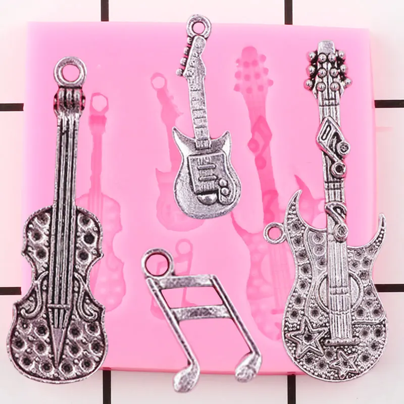 Music Notes Guitar Silicone Molds Cake Decorating Tools Cupcake Topper Fondant Mold Polymer Clay Candy Chocolate Gumpaste Moulds
Music Notes Guitar Silicone Molds Cake Decorating Tools Cupcake Topper Fondant Mold Polymer Clay Candy Chocolate Gumpaste Moulds