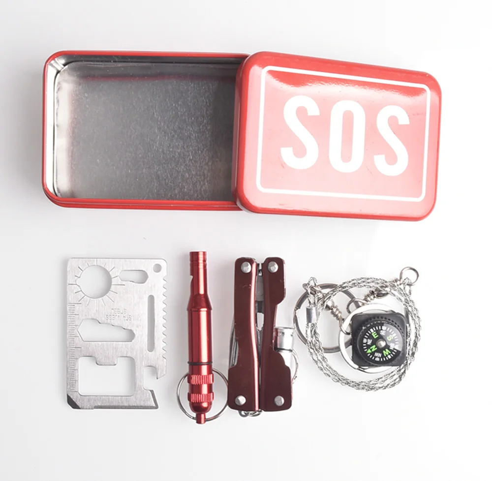 7 in 1 survival kit Set emergency bag field survival kit box SOS equipment EDC Emergency Supplies Tactical for Wilderness /Tool
7 in 1 survival kit Set emergency bag field survival kit box SOS equipment EDC Emergency Supplies Tactical for Wilderness /Tool