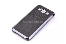 Luxury Black Crocodile Pattern Case Cover for Samsung Galaxy A3 cases A300 A300F A3000 cases ,Mobile Phone Cases