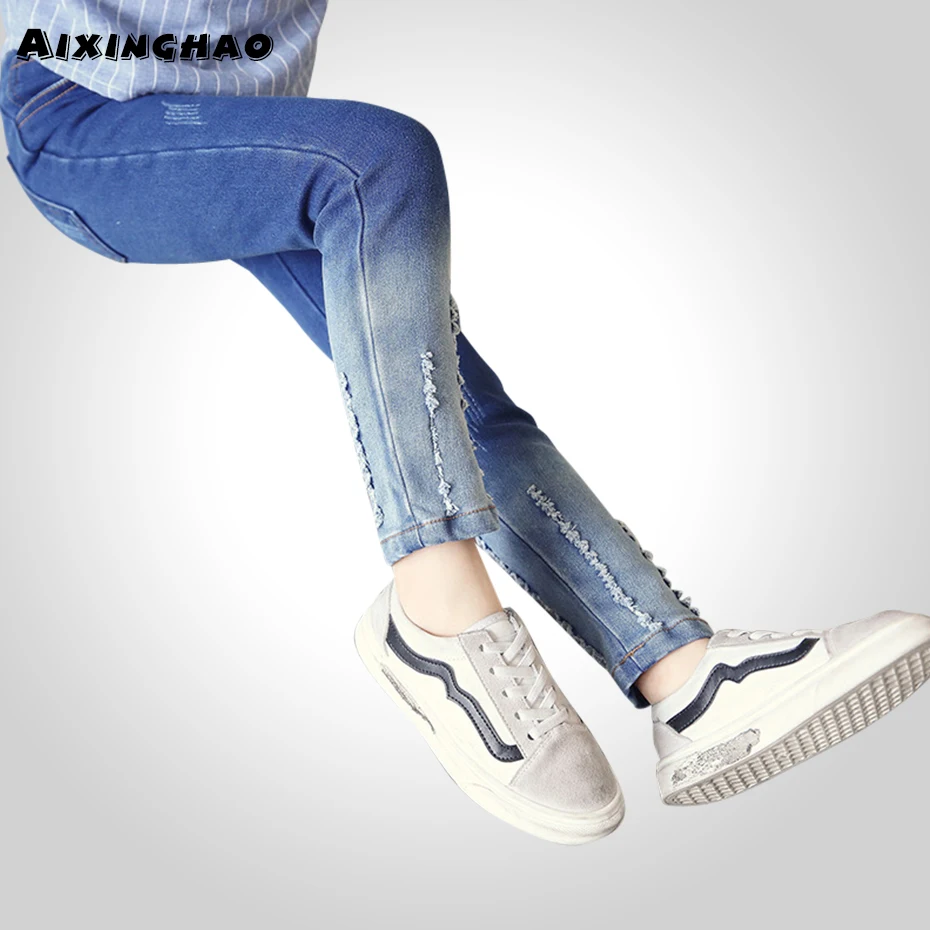 Aixinghao Girls Jeans Spring Autumn Girl Jeans Kids Casual Solid Teenage Kids Jeans For 6 8 10 12 14 Years Girls Clothes
Aixinghao Girls Jeans Spring Autumn Girl Jeans Kids Casual Solid Teenage Kids Jeans For 6 8 10 12 14 Years Girls Clothes