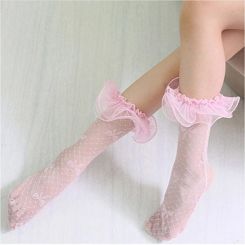 Summer Stockings Baby Girls Kids Toddler Lace Ruffle Princess Mesh Stocking Children Breathable Long Stocking For Girls
Summer Stockings Baby Girls Kids Toddler Lace Ruffle Princess Mesh Stocking Children Breathable Long Stocking For Girls