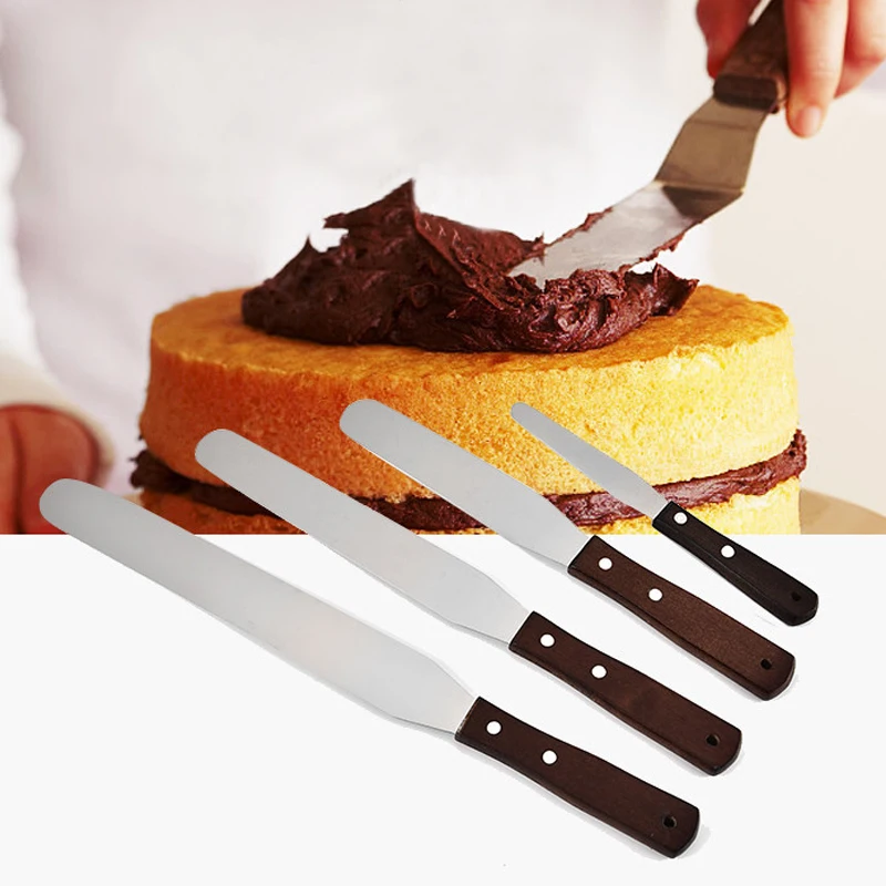 Cake Spatula 1PC Butter Kitchen Pastry Cream Knife Wooden Handle Stainless Steel Smoother Cake Decoration Tools 4/6/8/10 Inches
Cake Spatula 1PC Butter Kitchen Pastry Cream Knife Wooden Handle Stainless Steel Smoother Cake Decoration Tools 4/6/8/10 Inches
