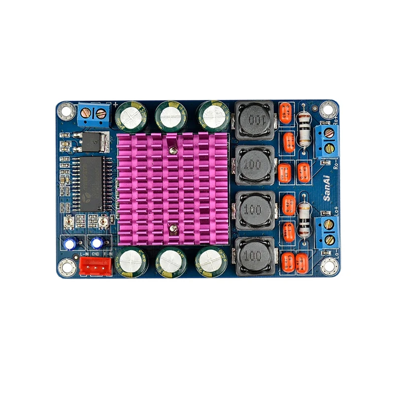 Tk2050 Dual Channels Amplifier 2X50W Class T Hifi Stereo Audio Power Amplifiers Board for DIY and industrial applications
Tk2050 Dual Channels Amplifier 2X50W Class T Hifi Stereo Audio Power Amplifiers Board for DIY and industrial applications
