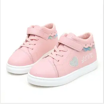 New White Casual Children Shoes Flat Sneakers Leather High Help Waterproof Black Pink Kids Boots Boys Girls Shoes Soft
New White Casual Children Shoes Flat Sneakers Leather High Help Waterproof Black Pink Kids Boots Boys Girls Shoes Soft