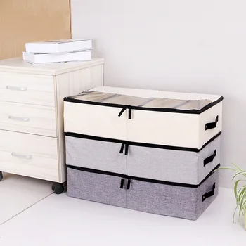 Storage Box Zipper Dorm Breathable Square Under The Bed Organizer Shoe PP Board Clothes With Handle
Storage Box Zipper Dorm Breathable Square Under The Bed Organizer Shoe PP Board Clothes With Handle