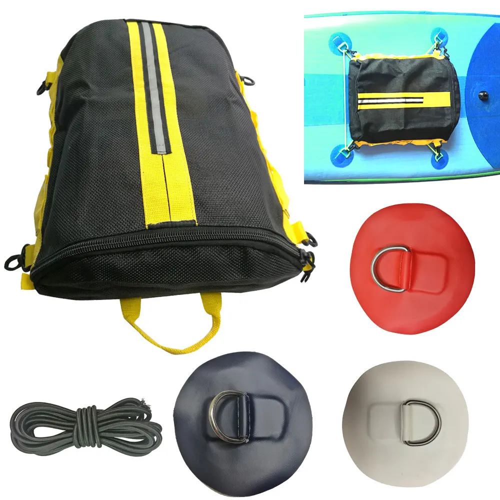 Kayak SUP Paddleboard Mesh Deck Bag Kit Storage Quick Dry Bag with D Ring Patch and Bungee Rope
Kayak SUP Paddleboard Mesh Deck Bag Kit Storage Quick Dry Bag with D Ring Patch and Bungee Rope