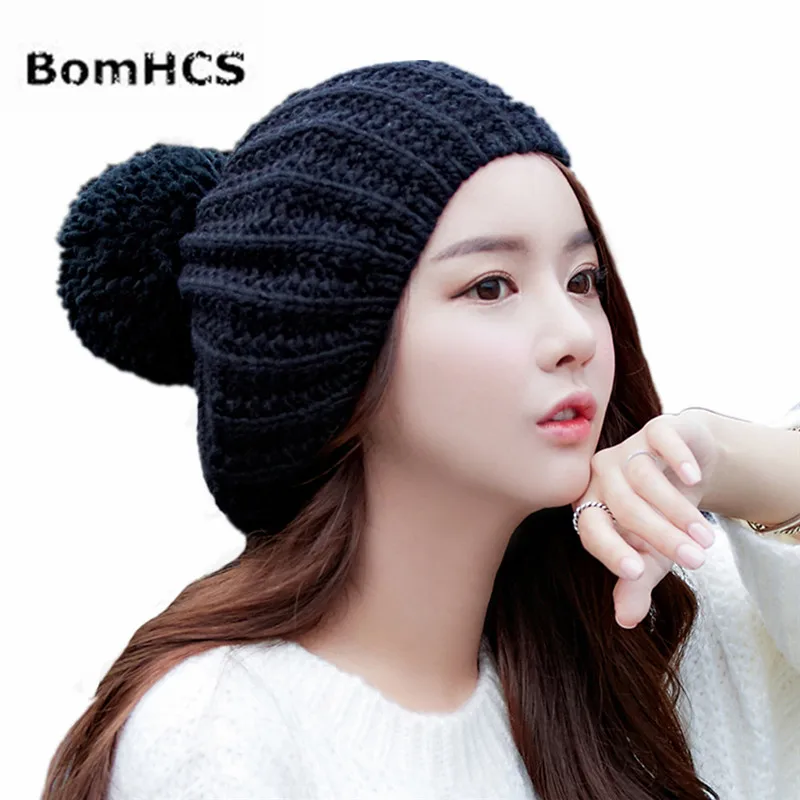 BomHCS Fashion Women's Winter Thick Warm Handmade Knitted Hat Chunky Beanie Caps Gift
BomHCS Fashion Women's Winter Thick Warm Handmade Knitted Hat Chunky Beanie Caps Gift