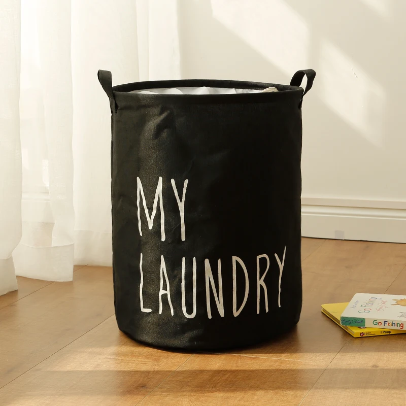 Portable Laundry Basket Toy Storage Large Box Cotton Washing Clothes Basket My Laundry Black 45*35cm Dirty Barrel Organizer Bin
Portable Laundry Basket Toy Storage Large Box Cotton Washing Clothes Basket My Laundry Black 45*35cm Dirty Barrel Organizer Bin