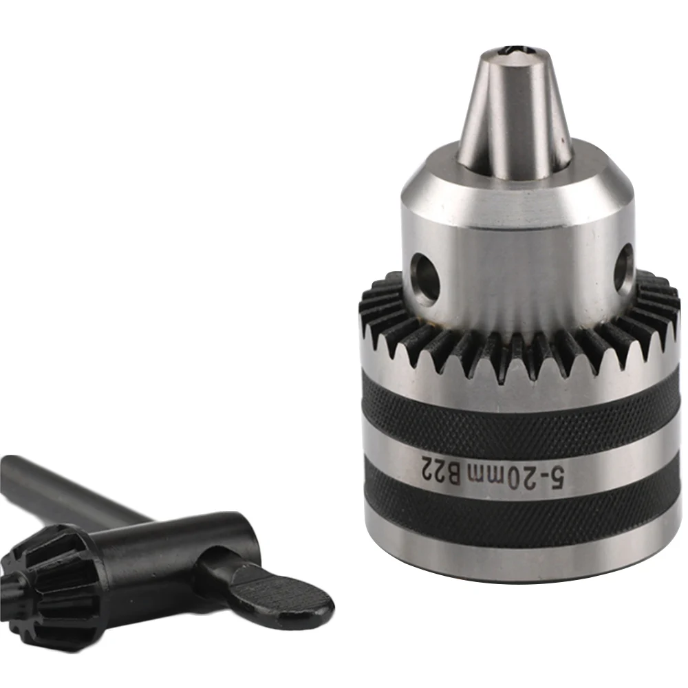 5-20mm Drill Chuck Three-jaw wrench type Drill Chuck for Bench Drilling Powerful Manually Three Claw Clamp tool
5-20mm Drill Chuck Three-jaw wrench type Drill Chuck for Bench Drilling Powerful Manually Three Claw Clamp tool