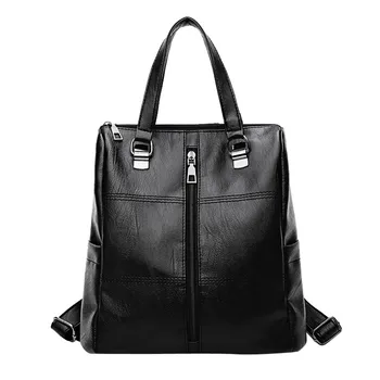 2018 Backpack Women Vintage Girl Leather School Backpack Satchel Women Travel Bag sac a dos femme super quality Mochila
2018 Backpack Women Vintage Girl Leather School Backpack Satchel Women Travel Bag sac a dos femme super quality Mochila
