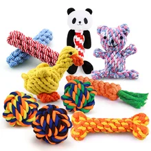 Chew-Toys Knot-Ball-Toy Dog-Rope Puppy Pets Pet-Dog Playing-Animals Cleaning Small Dogs
