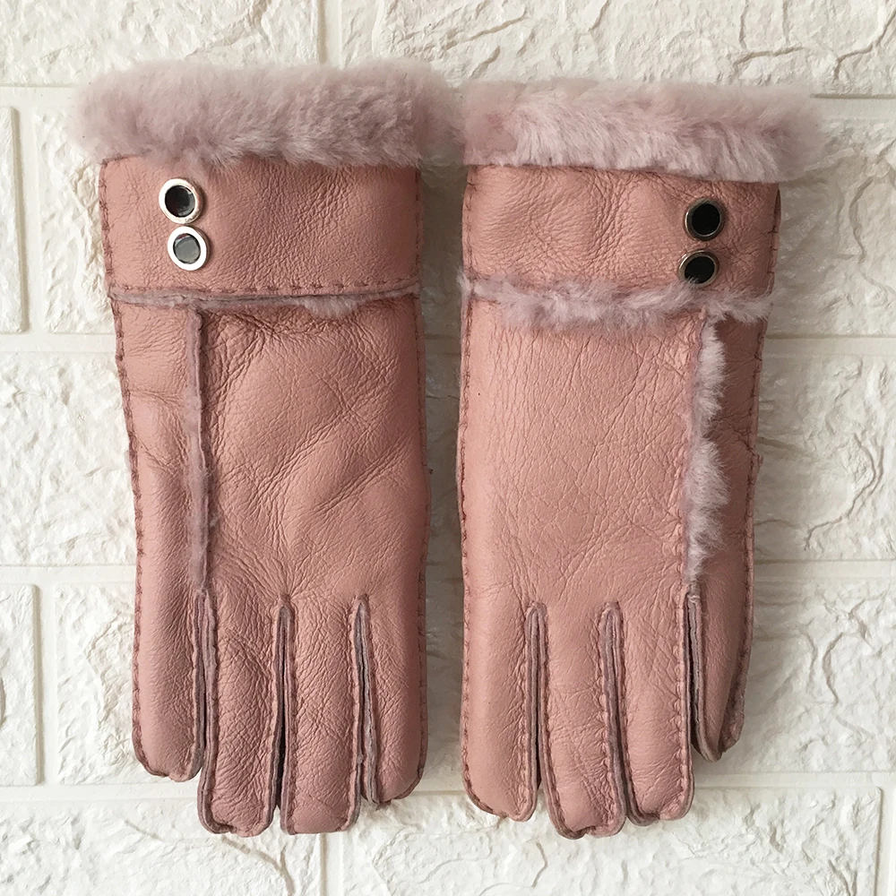 New Russian winter Women's Gloves 100% Real Leather Sheepskin Winter Gloves Hot Warm Stylish Full Finger Ladies Gloves Mittens
New Russian winter Women's Gloves 100% Real Leather Sheepskin Winter Gloves Hot Warm Stylish Full Finger Ladies Gloves Mittens