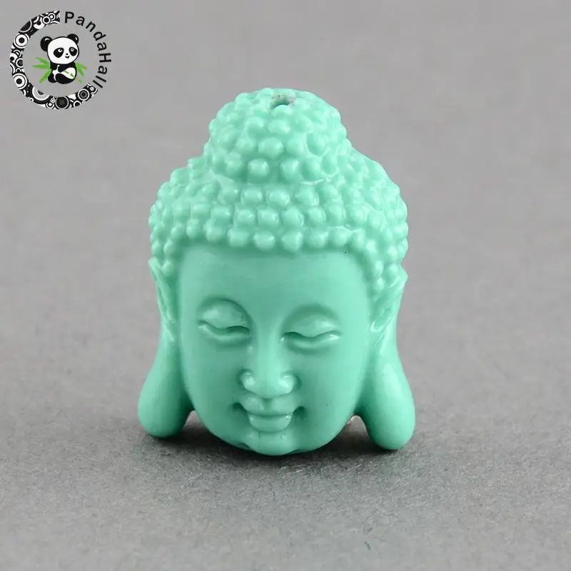 5pcs DIY Loose Imitated Stone Beads for Jewelry Findings, Buddha Head, Aqua-marine, 28x20x11.5mm, Hole: 2mm
5pcs DIY Loose Imitated Stone Beads for Jewelry Findings, Buddha Head, Aqua-marine, 28x20x11.5mm, Hole: 2mm