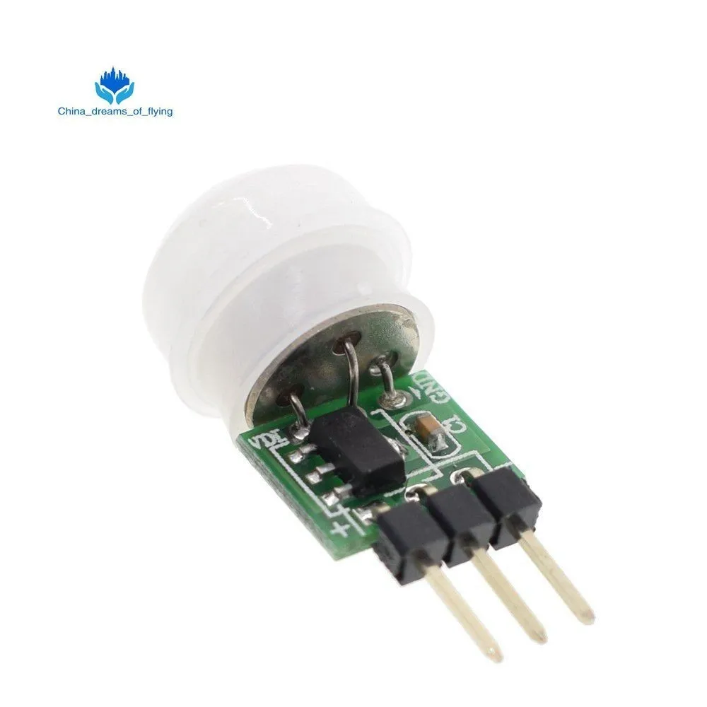 TZT Mini IR Pyroelectric Infrared PIR Motion Human Sensor Automatic Detector Module AM312 Sensor DC 2.7 to 12V
TZT Mini IR Pyroelectric Infrared PIR Motion Human Sensor Automatic Detector Module AM312 Sensor DC 2.7 to 12V