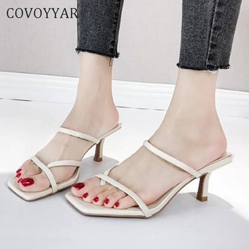 COVOYYAR 2019 Heeled Women Slippers Summer Sandals High Heels Thong Flip Flops Sexy Mules Pumps Female Shoes WSL81
COVOYYAR 2019 Heeled Women Slippers Summer Sandals High Heels Thong Flip Flops Sexy Mules Pumps Female Shoes WSL81