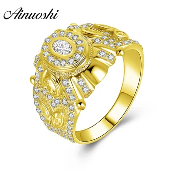 AINUOSHI Luxury 14K Solid Yellow Gold Male Ring Wide Wedding Band Delicate King Ring Wedding Engagement Gold Jewelry Men Band
AINUOSHI Luxury 14K Solid Yellow Gold Male Ring Wide Wedding Band Delicate King Ring Wedding Engagement Gold Jewelry Men Band