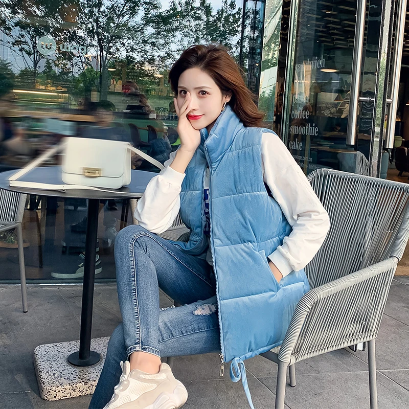 Plus Size Autumn Winter Coat Women Ladies Gilet Colete Feminino Casual Waistcoat Female Sleeveless Cotton Vest Jacket
Plus Size Autumn Winter Coat Women Ladies Gilet Colete Feminino Casual Waistcoat Female Sleeveless Cotton Vest Jacket