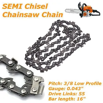 16 inch half electric saw half chisel chain 3 / 8LP Drive Links Universal Chainsaw Chain Home electric saw garden power tool ele
16 inch half electric saw half chisel chain 3 / 8LP Drive Links Universal Chainsaw Chain Home electric saw garden power tool ele