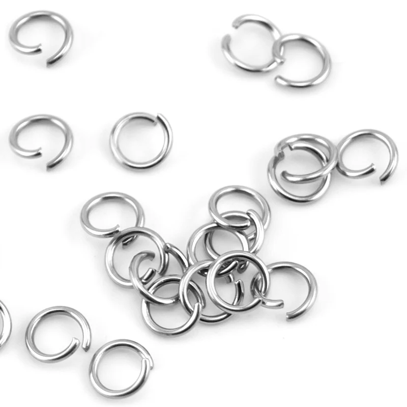 Jump Rings Steel Wire Circle Goldcolor Split Ending Connectors Open Rings Stainless Steel Accessories DIY Parts Wholesale 100pcs
Jump Rings Steel Wire Circle Goldcolor Split Ending Connectors Open Rings Stainless Steel Accessories DIY Parts Wholesale 100pcs