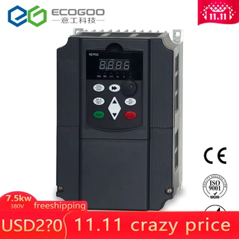 New Series Hot Sales 7.5KW 380V Frequency Inverter Converter for Three Phase Pump
New Series Hot Sales 7.5KW 380V Frequency Inverter Converter for Three Phase Pump